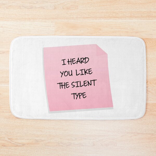 Item preview, I Heard You Like The Silent Type Funny Sarcastic Valentine's Day Gift designed and sold by mariejosee22.
