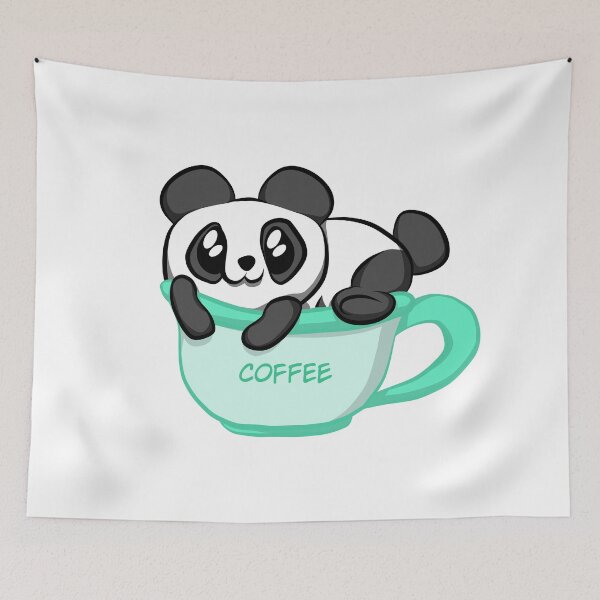 Item preview, Panda In A Coffee Cup designed and sold by DreamFruit11.