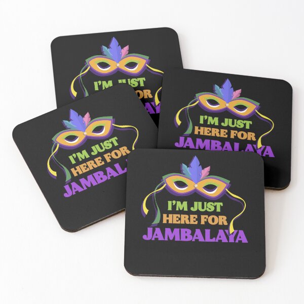Item preview, I'm Just Here For Jambalaya Funny Mardi Gras Carnival Parade Gift designed and sold by TMelonShop.