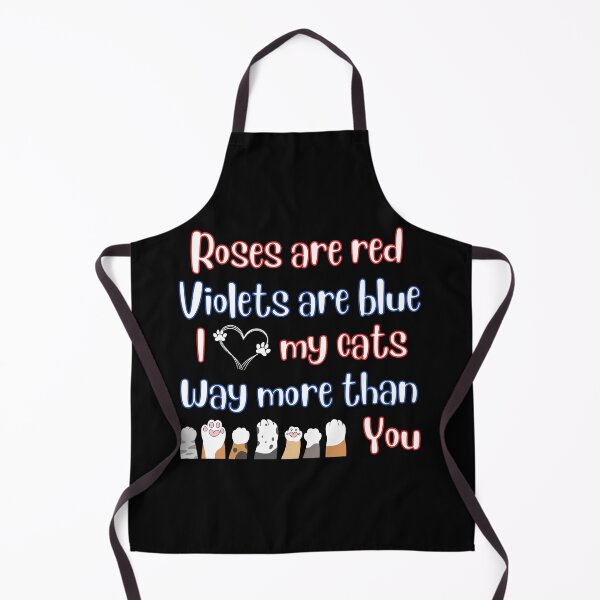 Item preview, Roses are Red Violets are Blue Cat Lovers designed and sold by BluePlanetMerch.