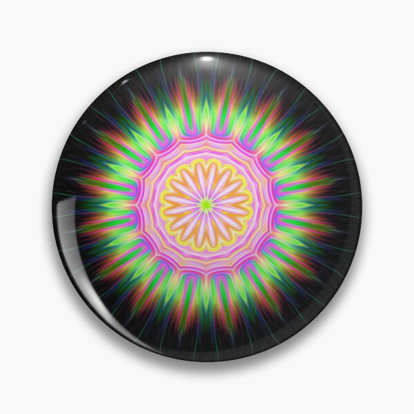 Item preview, Shinning Mandala - yellow, pink, green designed and sold by Katarina Spiralo.