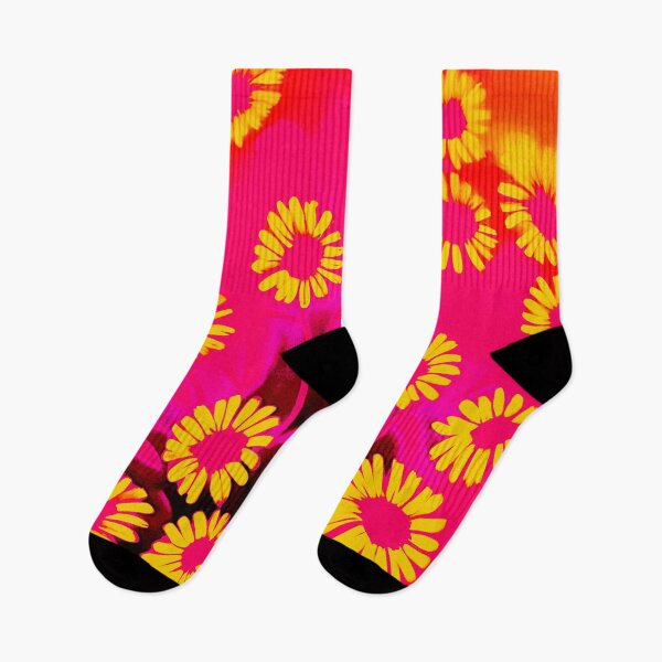 Item preview, Yellow and Pink Daisies - Abstract designed and sold by asurtiumgreen.
