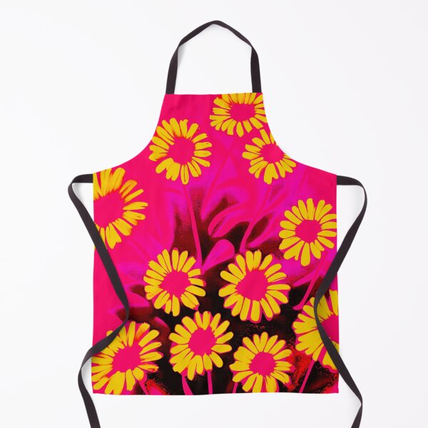 Item preview, Yellow and Pink Daisies - Abstract designed and sold by asurtiumgreen.
