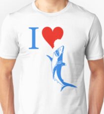 i love shark Unisex T-Shirt