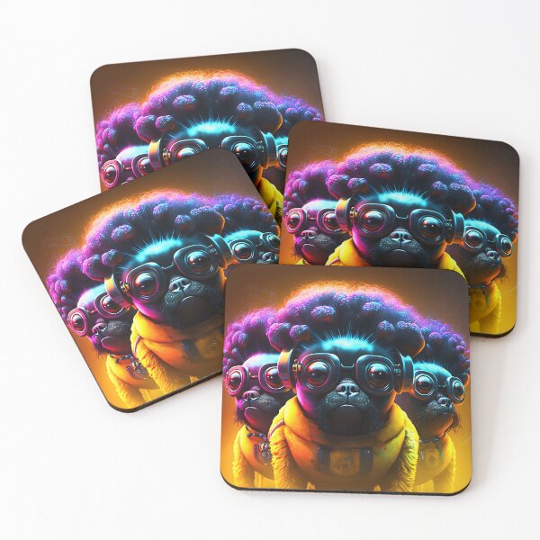 Artikelvorschau, The Afro Pugs 1 entworfen und verkauft von Artistic Pandas.