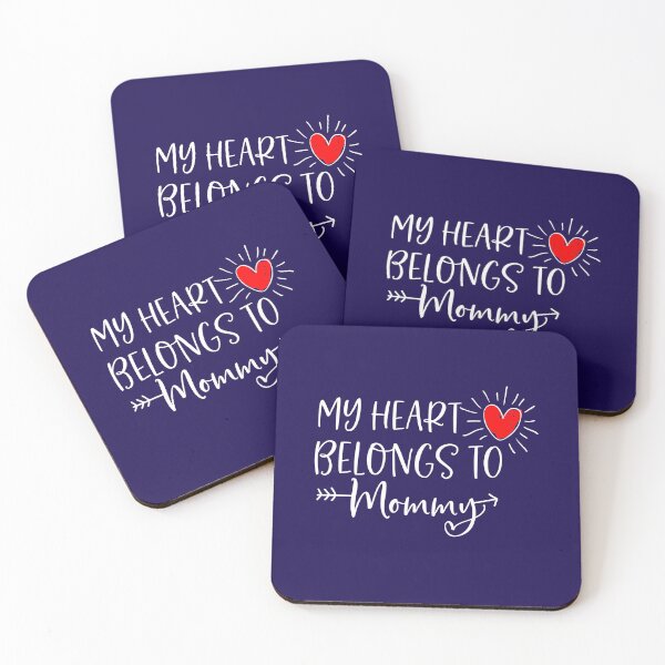 Item preview, My heart belongs to Mommy, Valentine gift for Kids designed and sold by Sunnyhova.
