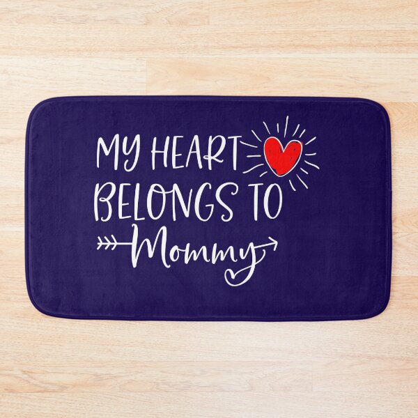 Item preview, My heart belongs to Mommy, Valentine gift for Kids designed and sold by Sunnyhova.
