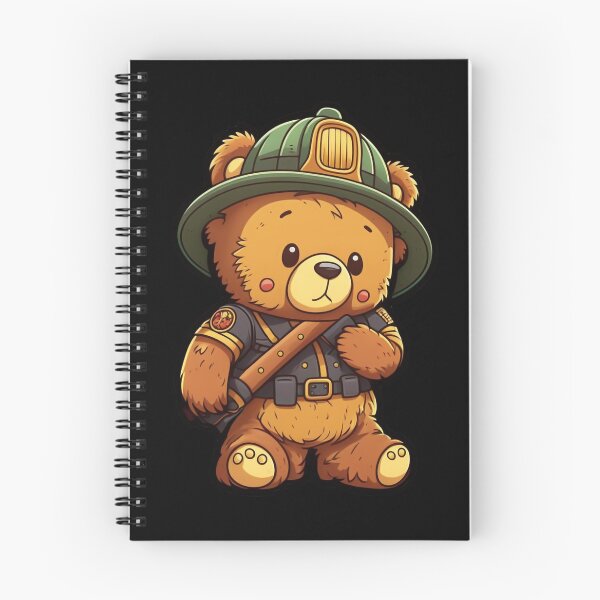 Item preview, Bravely fight fires with our "Firefighter Bear"  designed and sold by sparktalyst.