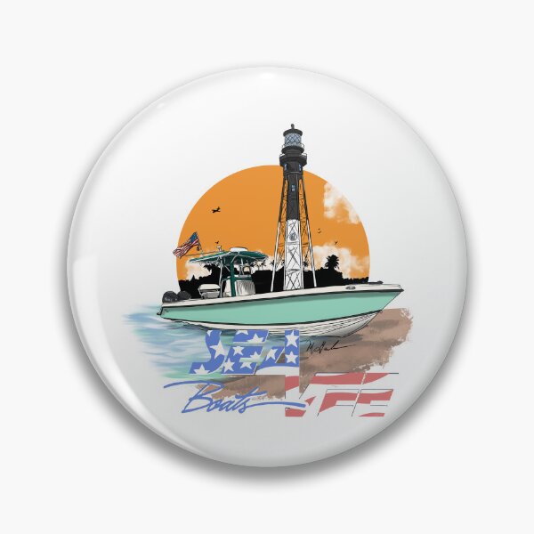 Item preview, Sea Vee Boat with American Flag designed and sold by Michael Garber.