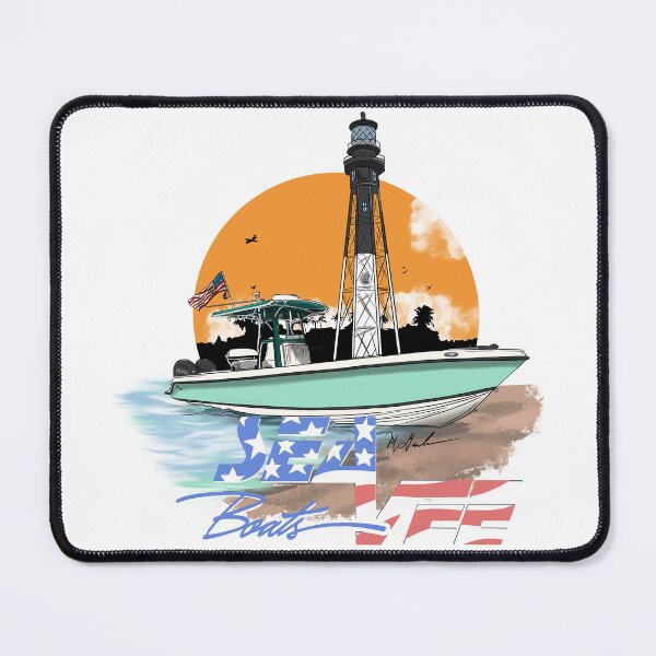 Item preview, Sea Vee Boat with American Flag designed and sold by Michael Garber.