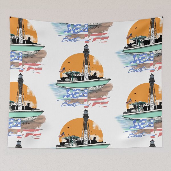 Item preview, Sea Vee Boat with American Flag designed and sold by Michael Garber.