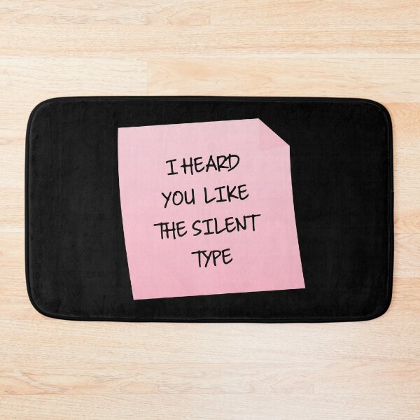 Item preview, I Heard You Like The Silent Type Funny Sarcastic Valentine's Day Gift designed and sold by mariejosee22.