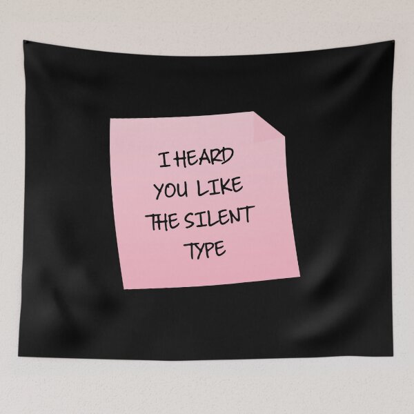 Item preview, I Heard You Like The Silent Type Funny Sarcastic Valentine's Day Gift designed and sold by mariejosee22.