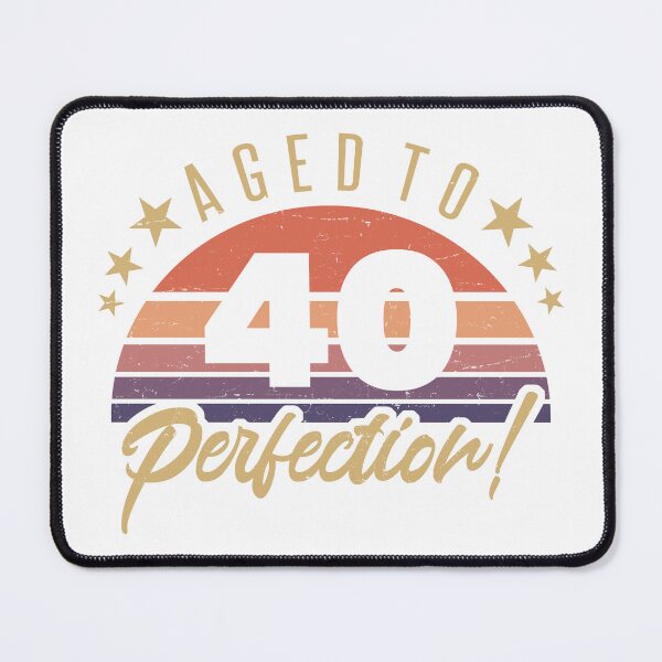 Item preview, Retro 40th Birthday Humor designed and sold by thepixelgarden.