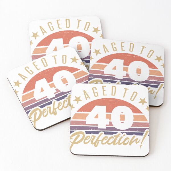 Item preview, Retro 40th Birthday Humor designed and sold by thepixelgarden.