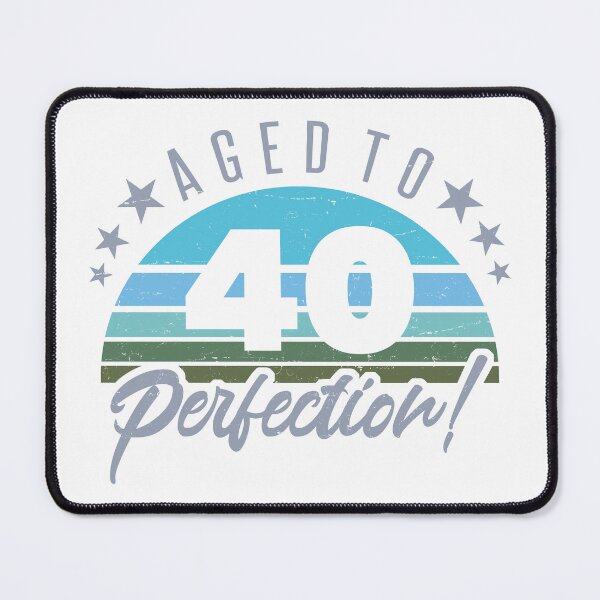 Item preview, Retro 40th Birthday Humor designed and sold by thepixelgarden.