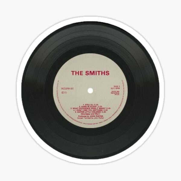 the smiths music disc sticker Sticker