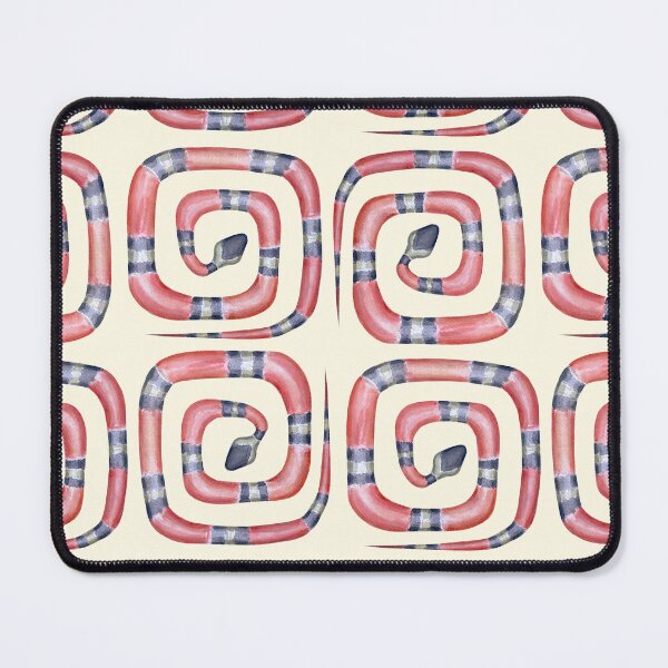 Item preview, Coral snakes Micrurus lemniscatus geometric seamless pattern designed and sold by olgersart.