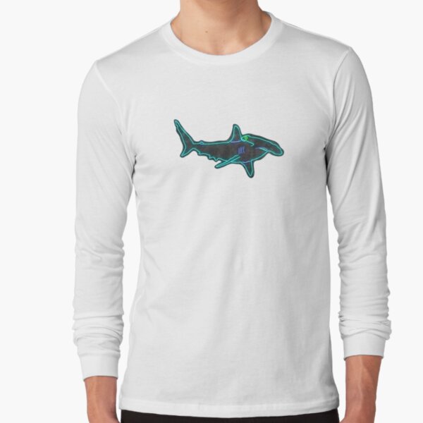 Hammerhead Shark Neon Design Print  Art Print for Sale by designsasstultd