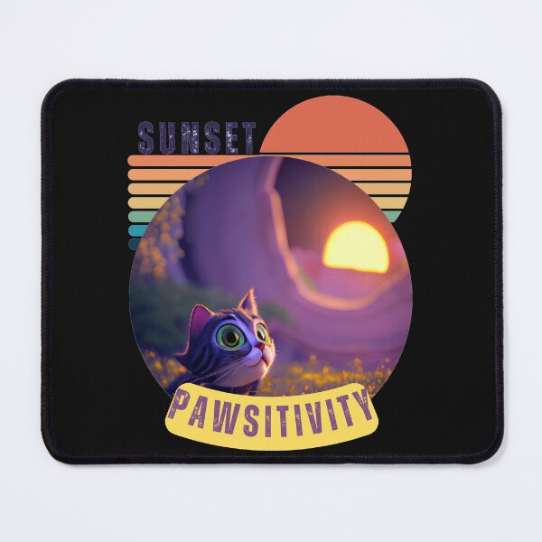 Item preview, Sunset pawsitivity 1 designed and sold by Mitrodoros.