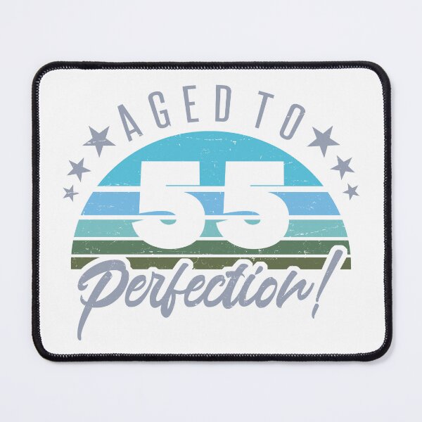 Item preview, Retro 55th Birthday Humor designed and sold by thepixelgarden.