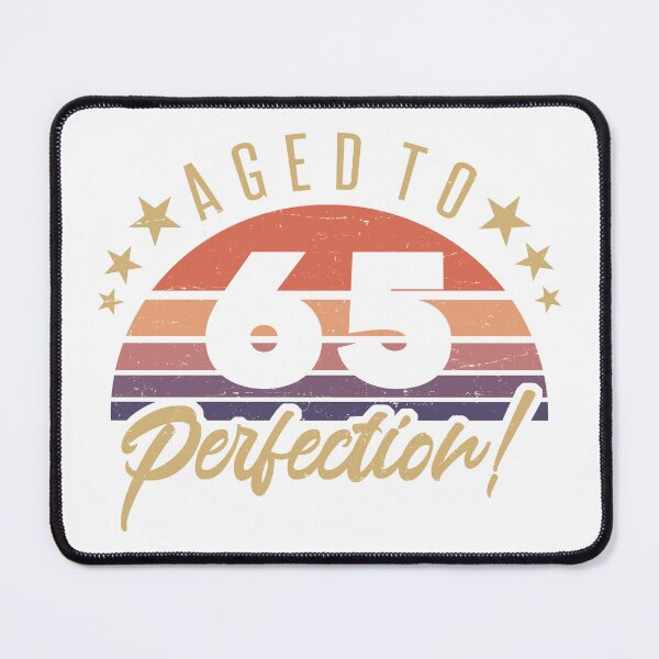 Item preview, Retro 65th Birthday Humor designed and sold by thepixelgarden.