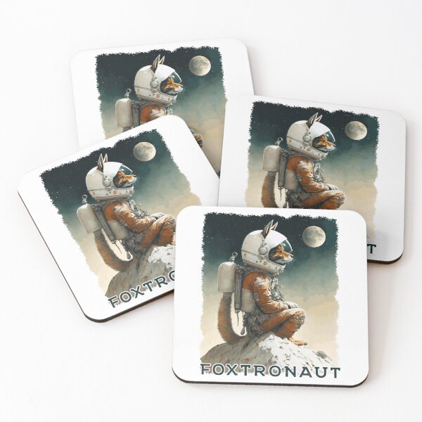 Item preview, Foxtronaut, Cool Quirky and Cute Fox Astronaut Design designed and sold by Proverbial Wisdom Design.