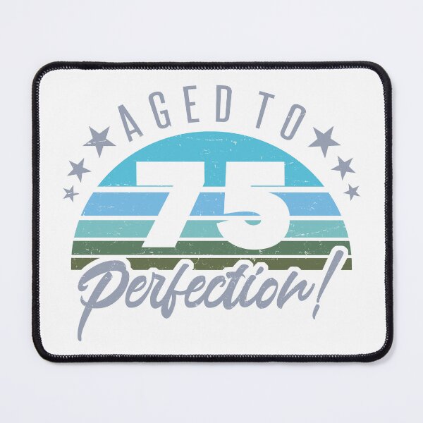 Item preview, Retro 75th Birthday Humor designed and sold by thepixelgarden.