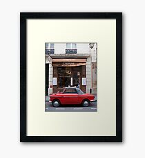 Autobianchi in Paris Framed Print