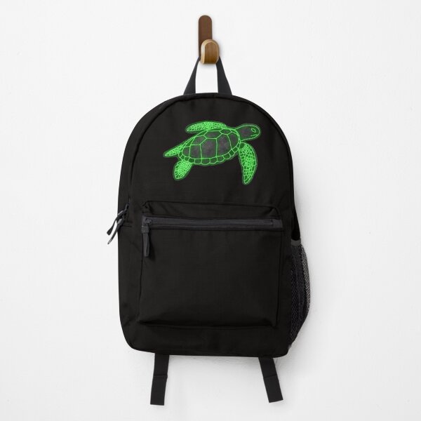 Item preview, Green Sea Turtle Neon Design Print designed and sold by designsasstultd.