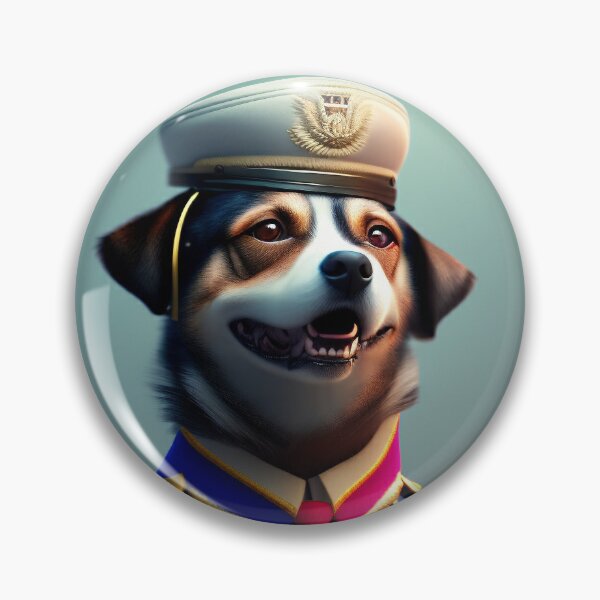 Item preview, The Funny Doggy Dog Army Officer designed and sold by CreepyDesigns.