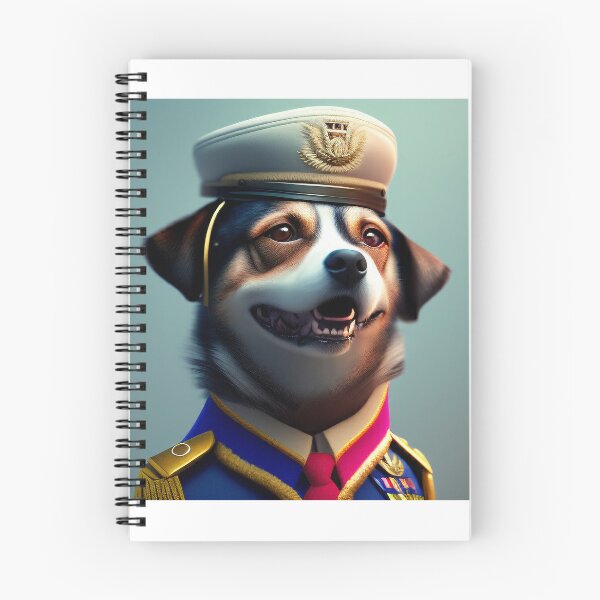 Item preview, The Funny Doggy Dog Army Officer designed and sold by CreepyDesigns.