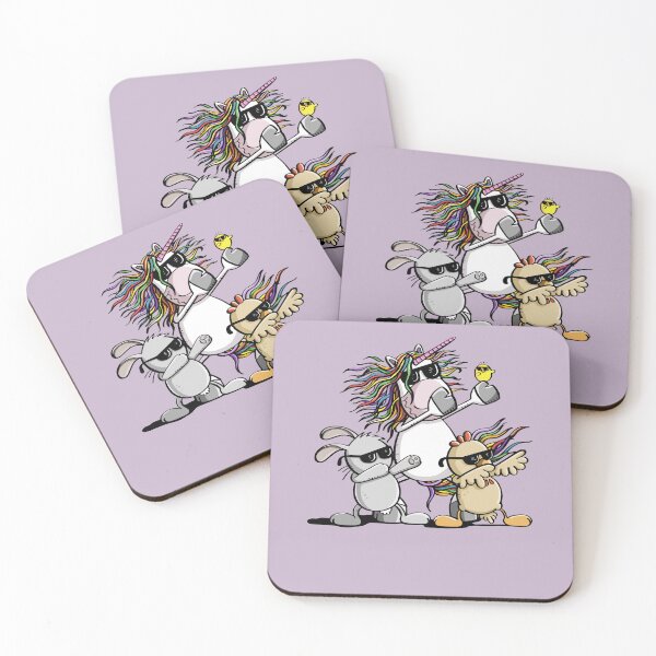 Item preview, Dab Dance Easter Animals With Unicorn designed and sold by modartis.