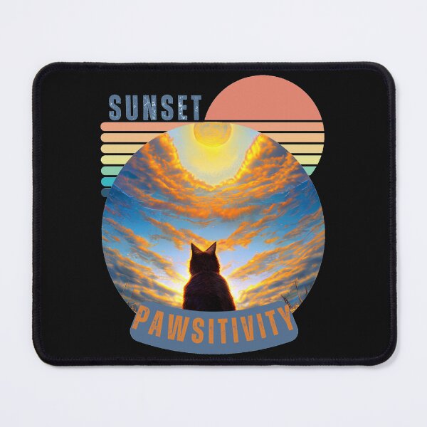 Item preview, Sunset pawsitivity 3 designed and sold by Mitrodoros.