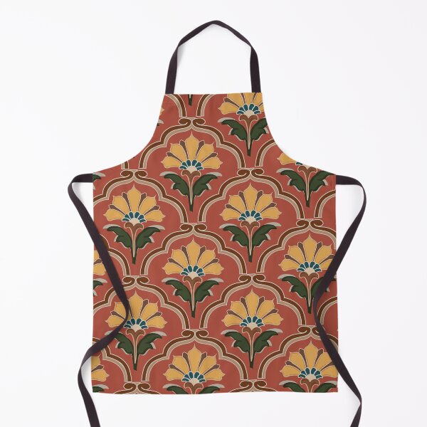 Item preview, Vintage Indian Floral Tile Pattern designed and sold by christabelco.