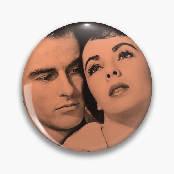 Item preview, Montgomery Clift and Elizabeth Taylor in Orange designed and sold by carmencuarzo.