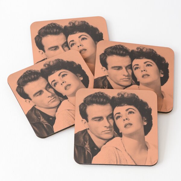 Item preview, Montgomery Clift and Elizabeth Taylor in Orange designed and sold by carmencuarzo.