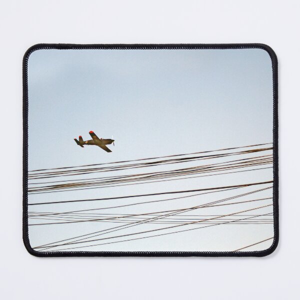 Item preview, Power Lines Plane Flying Sky designed and sold by Anna Lemos.