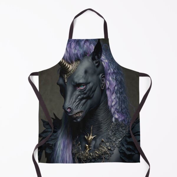 Item preview, Goth Unicorn (Portrait) designed and sold by Simone Davino.