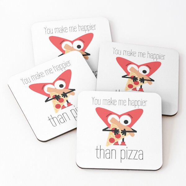 Item preview, You Make Me Happier Than Pizza. Heart Hugging Pizza And In Love With Delivery Dating Marriage Vday designed and sold by doseofwin.