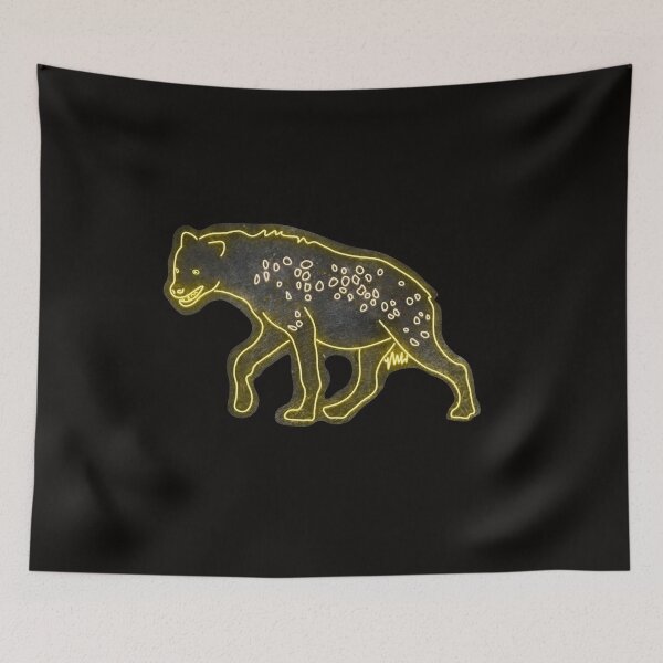 Item preview, Hyena Neon Design Print  designed and sold by designsasstultd.
