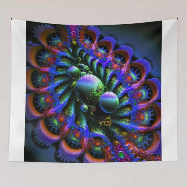Item preview, Fractal 0016, Elegant Mandelbrot fractal design, featuring subtle colors and mesmerizing patterns designed and sold by randycolby.