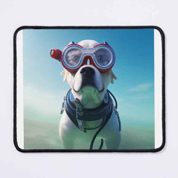 Item preview, The Funny Doggy Dog Scuba Diver designed and sold by CreepyDesigns.