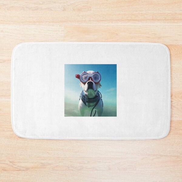 Item preview, The Funny Doggy Dog Scuba Diver designed and sold by CreepyDesigns.