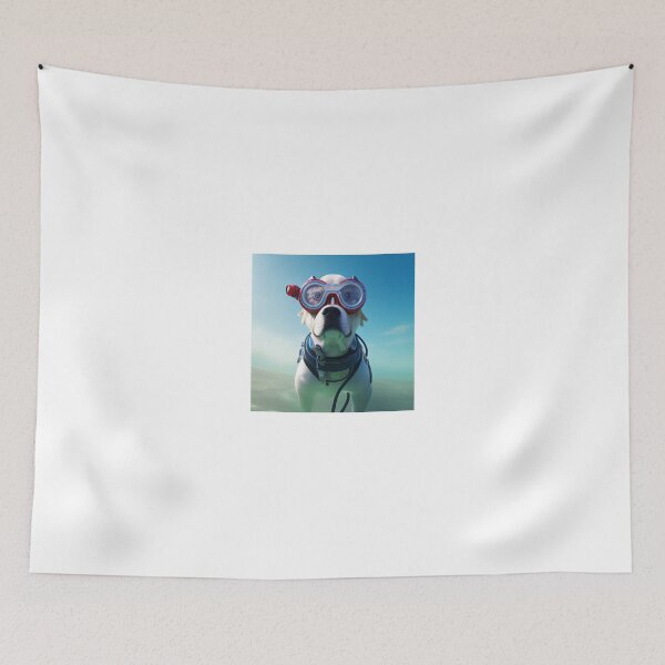 Item preview, The Funny Doggy Dog Scuba Diver designed and sold by CreepyDesigns.