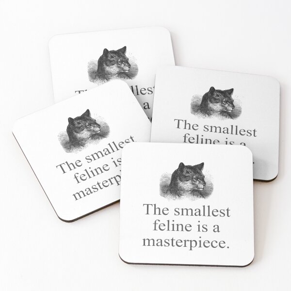 Item preview, The Smallest Feline Is A Masterpiece   designed and sold by CrankyOldDude.