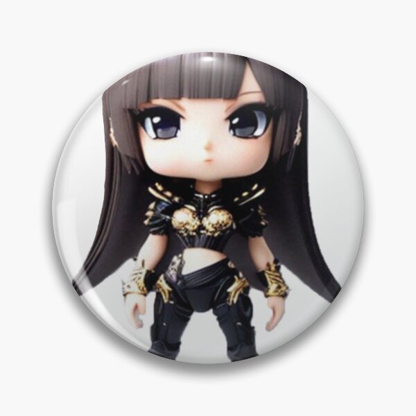 Item preview, Cute chibi girl with long brown hair designed and sold by DreamNebula.