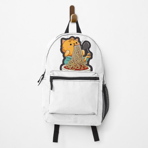 Item preview, cat eating spaghetti designed and sold by Azhastor.