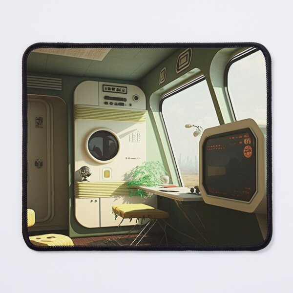 Item preview, Retro Futuristic Office designed and sold by RetroPunkFuture.