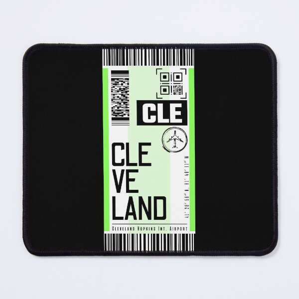 Item preview, CLEVELAND CLE classic luggage tag airport stickers designed and sold by LeddsoDello.